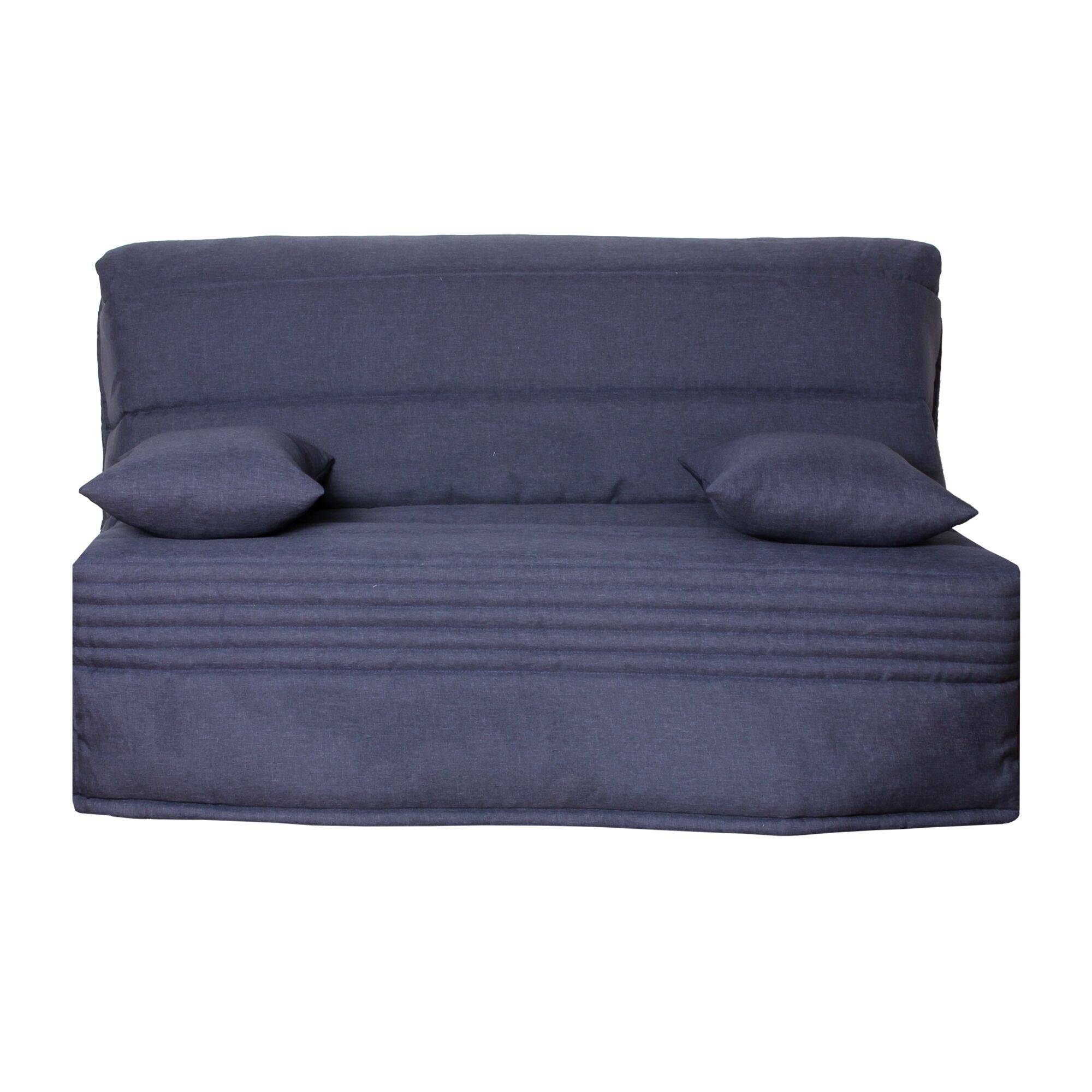 Canapé BZ tissu matelas 14 cm Orthense