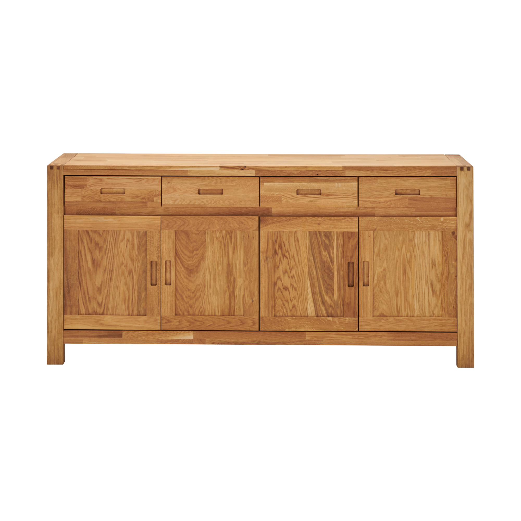 Buffet chêne massif 4 portes 4 tiroirs Luminescence